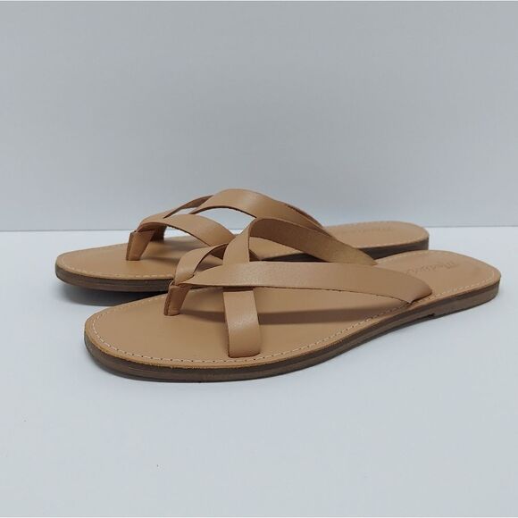 Madewell The Boardwalk Thong Sandal in Leather Size 9 - Picture 4 of 7